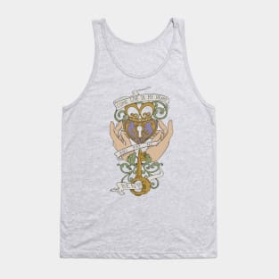 Come Live In My Heart And Pay No Rent - Claddagh Tattoo Design Tank Top